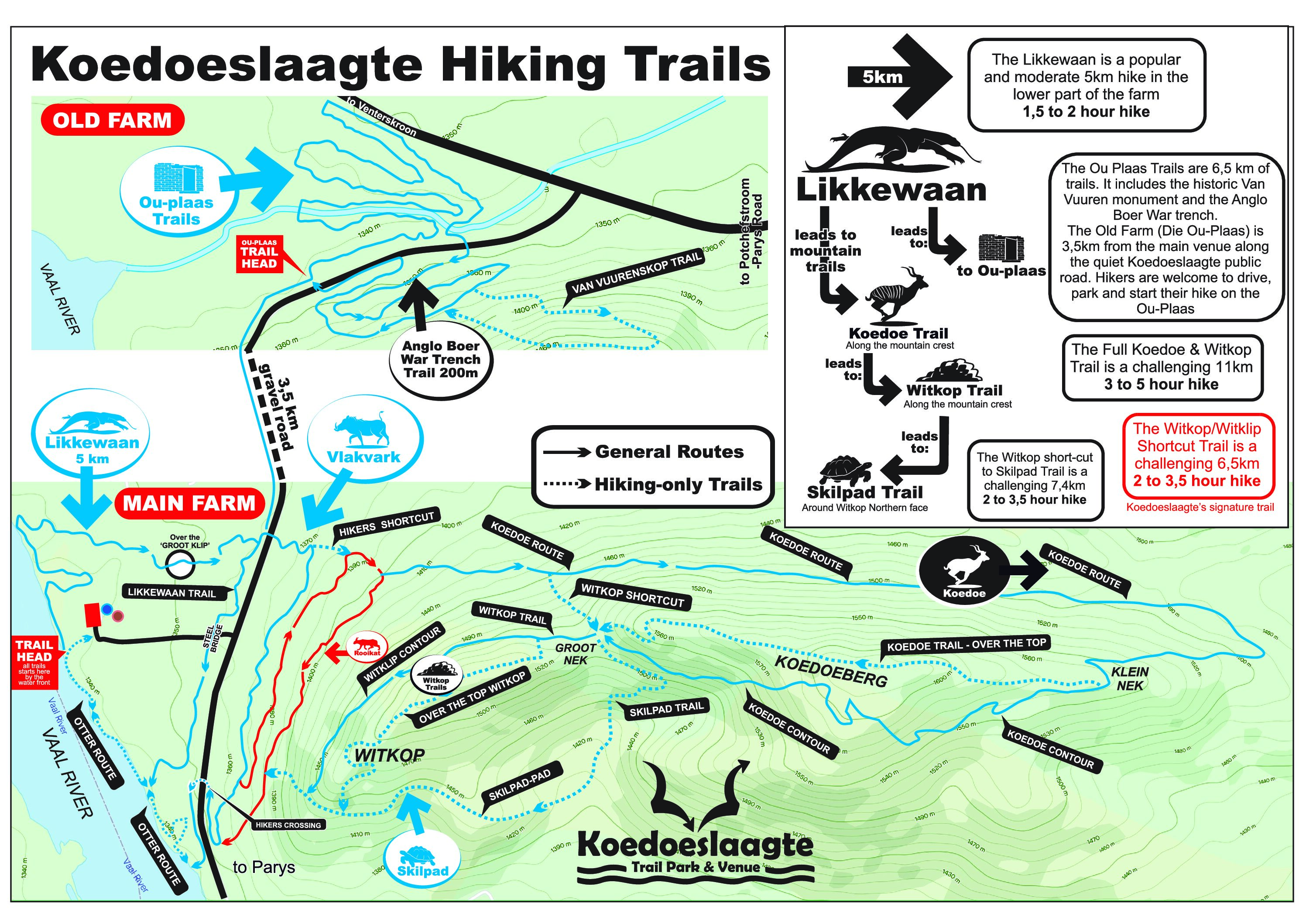Koedoeslaagte Hiking Trail Map (1)